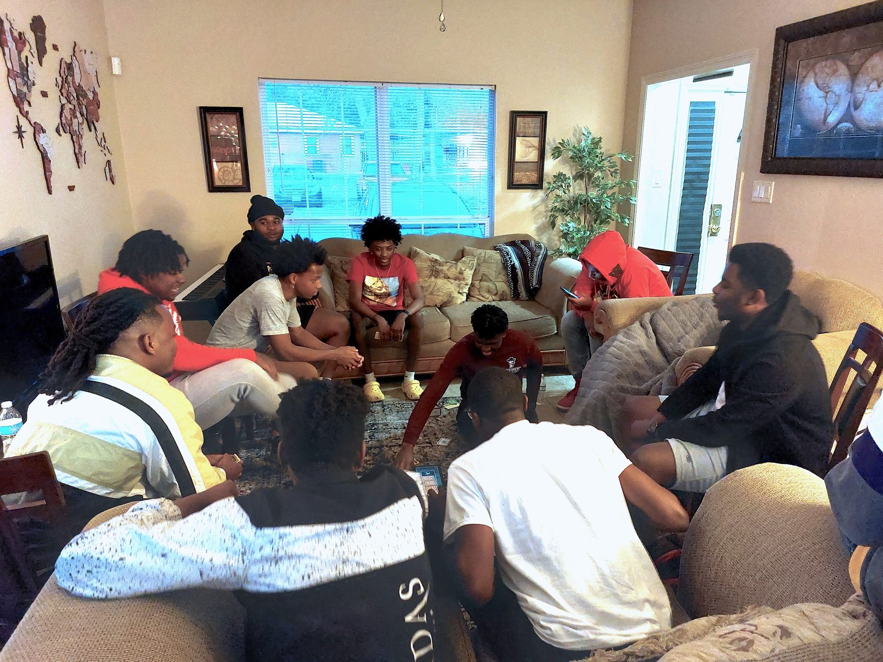 Prairie View Chi Alpha students together at a gathering