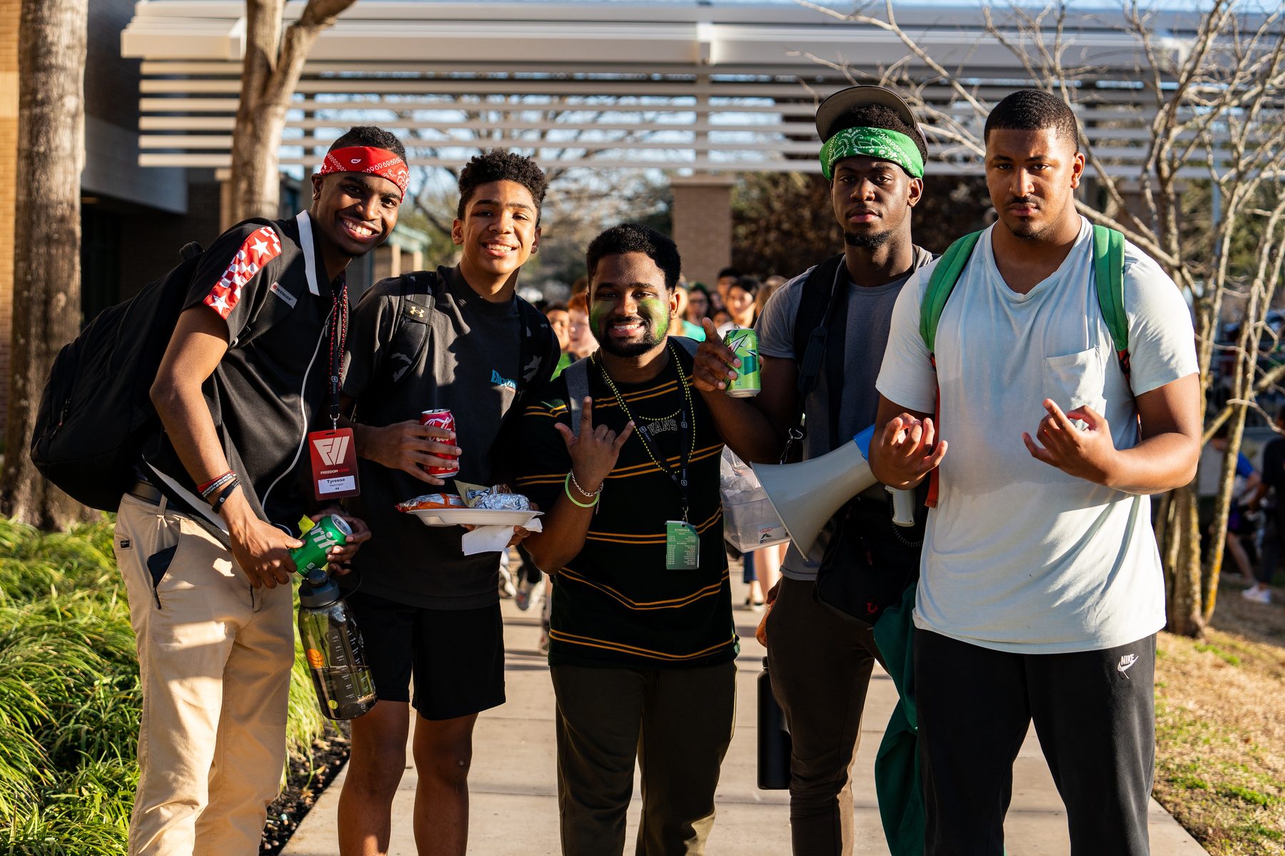 Students in a small group